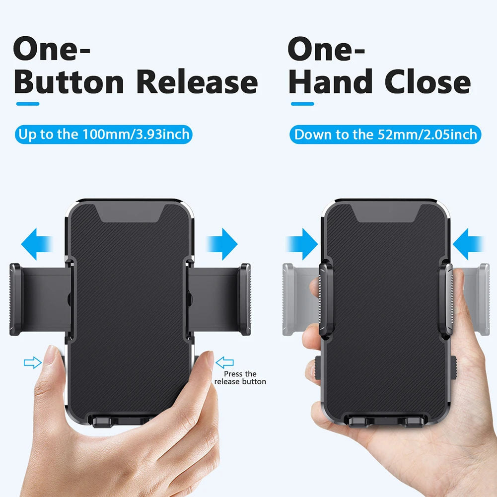 Support de téléphone pour voiture Gravity Sucker 360 ° Support de téléphone portable universel pour tableau de bord rotatif, pour camions, camping-car, véhicules