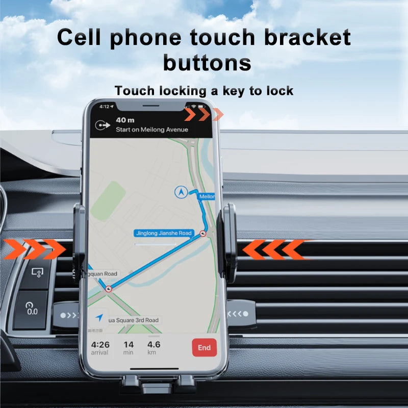 Support Téléphone Voiture Universel – Tableau de Bord & Pare-brise