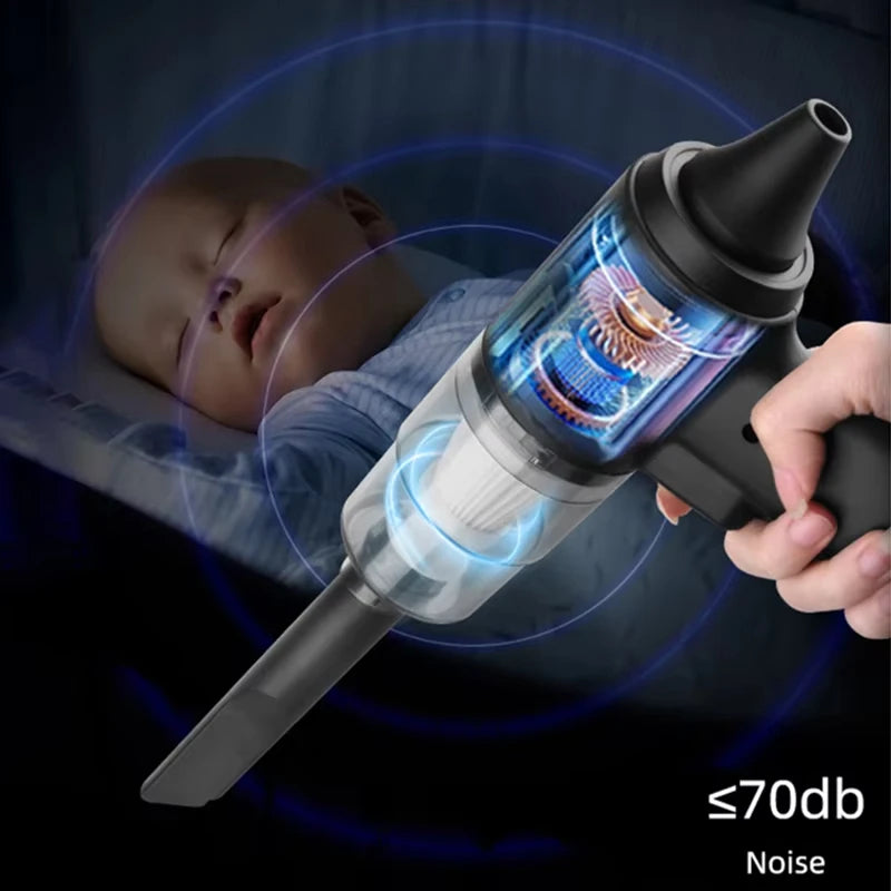 Xiaomi – aspirateur de voiture sans fil 3000000PA, 120W, puissant, Portable, pour la maison et l'automobile, léger, Rechargeable