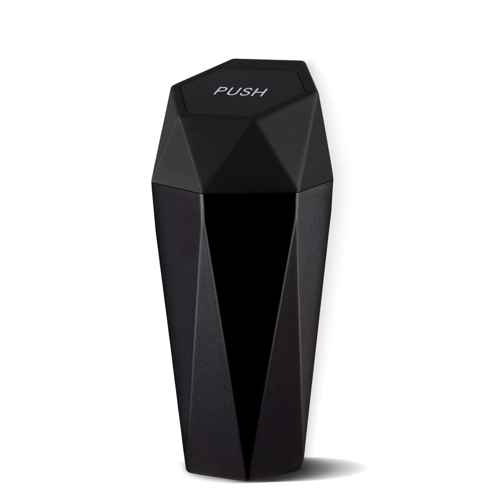 Mini poubelle Portable pour voiture, poubelle, mallette de rangement, seau, couvercle poussoir, accessoires universels caravane RV camion tout-terrain 4x4