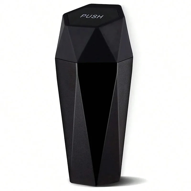 Mini poubelle Portable pour voiture, poubelle, mallette de rangement, seau, couvercle poussoir, accessoires universels caravane RV camion tout-terrain 4x4